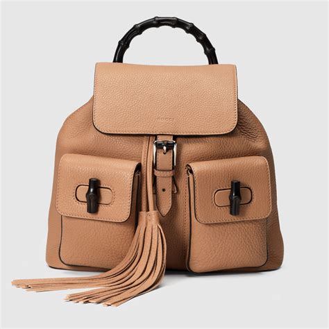 sac gucci bambou|Gucci bamboo backpack.